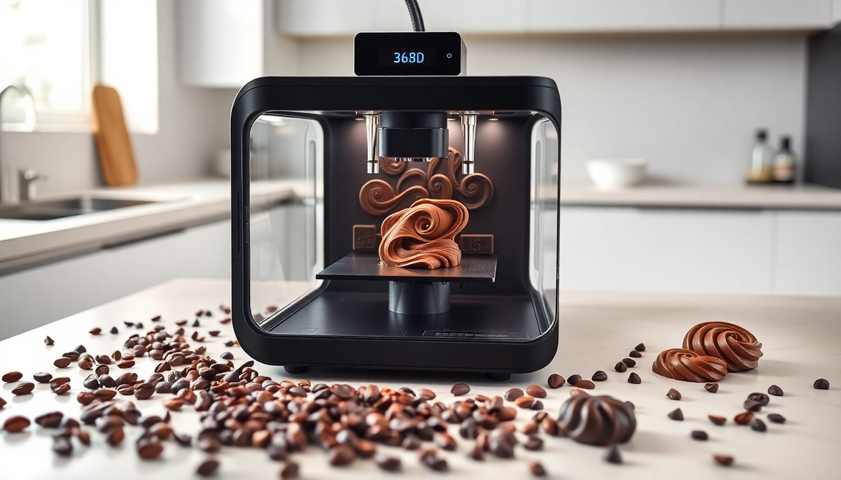 Creativity with the My Cusini Chocolate 3D Printer