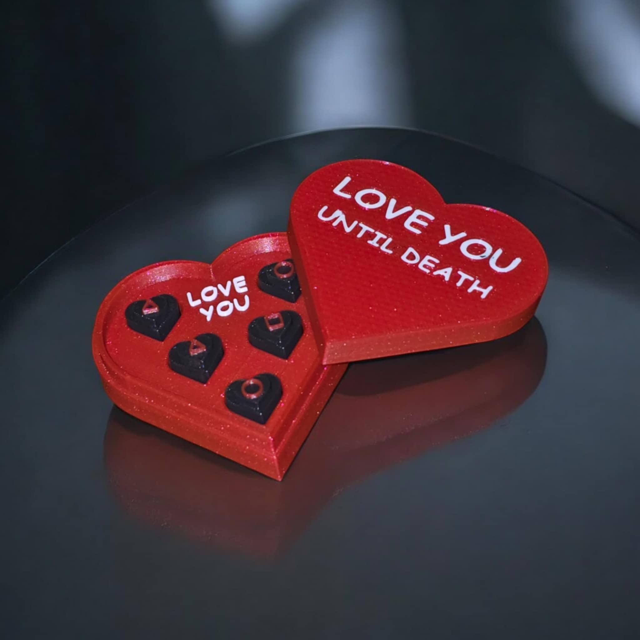 Valentines Day Limited Edition Gonggi | Pebble Dice Game | Weighted Gonggi | Korean Game | Fun For Couples | Unique Gift