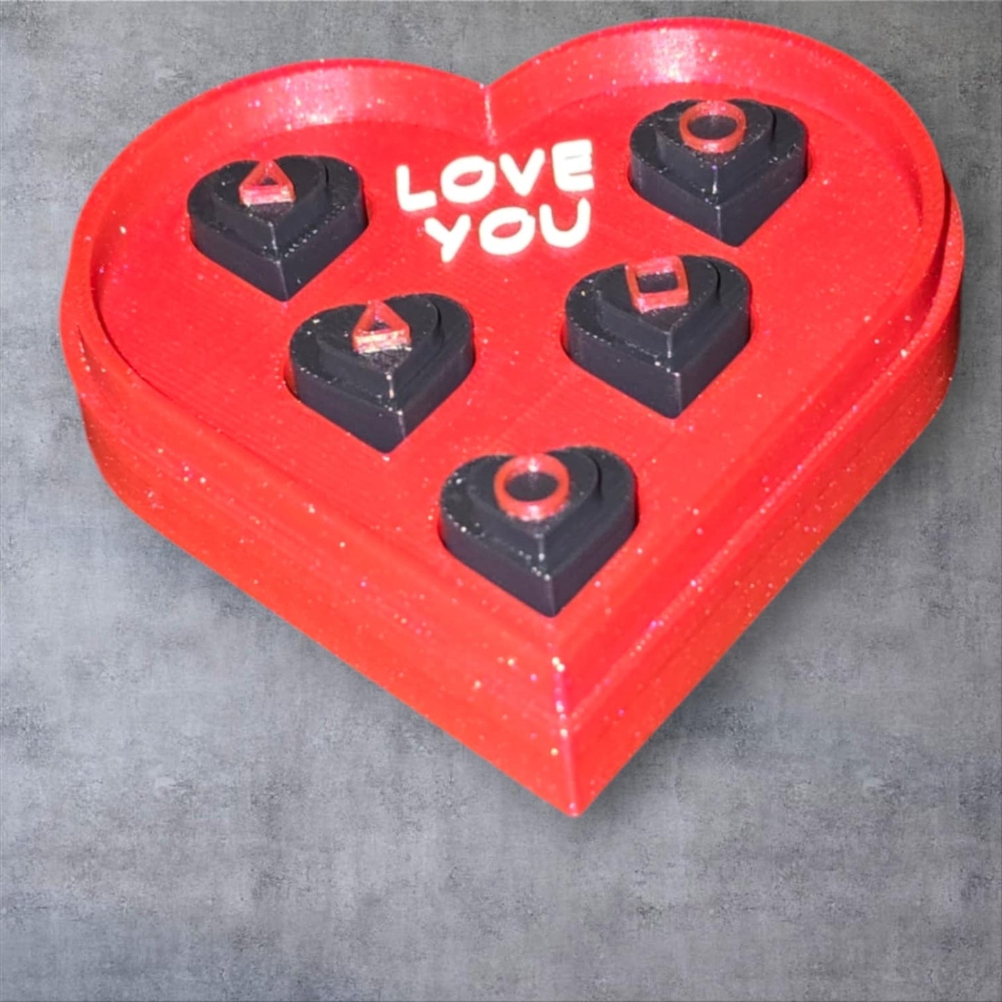 Valentines Day Limited Edition Gonggi | Pebble Dice Game | Weighted Gonggi | Korean Game | Fun For Couples | Unique Gift